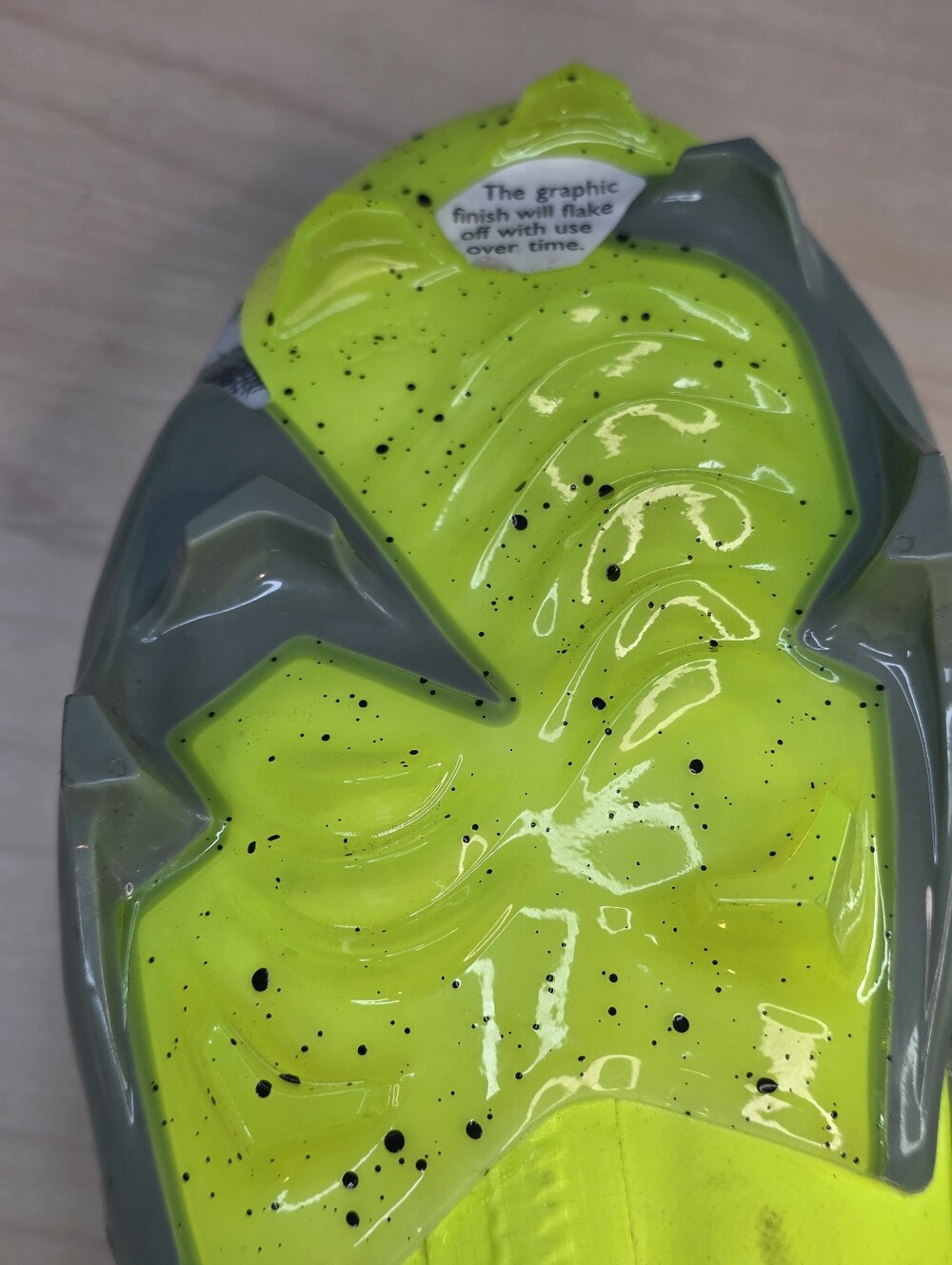 Nike Vapor Edge Elite 360 2 Football Cleats Mens 14 Volt Yellow Camo FB3347-703 - Picture 12 of 17